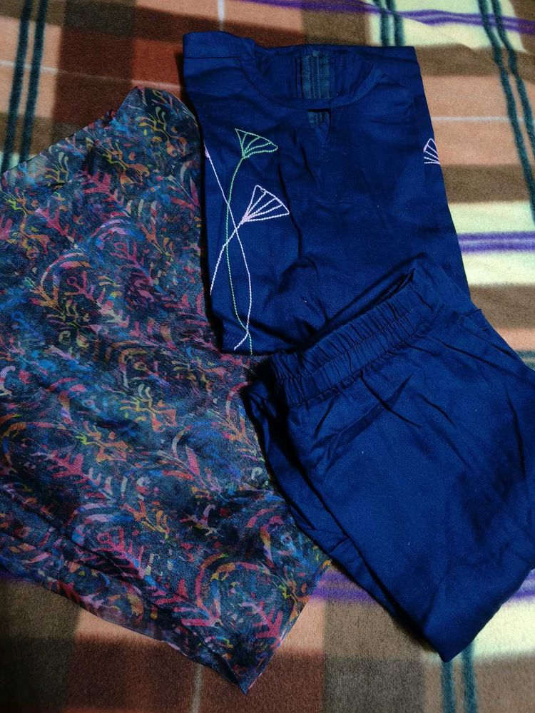 Elegant Tailored Kurta Set with dupatta