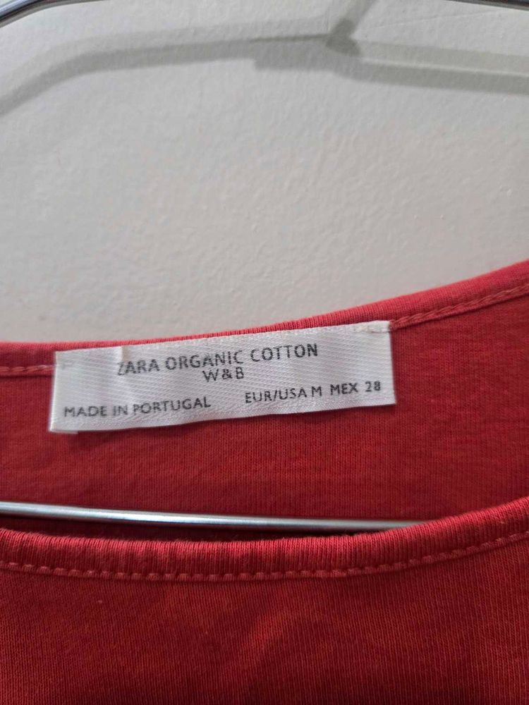 Zara Cotton Top/ T Shirt