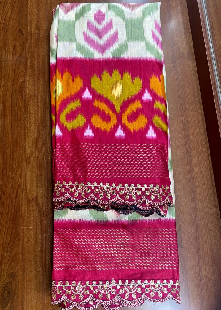 🩷Beautiful ikat print saree - TOTALLY NEW 🩷