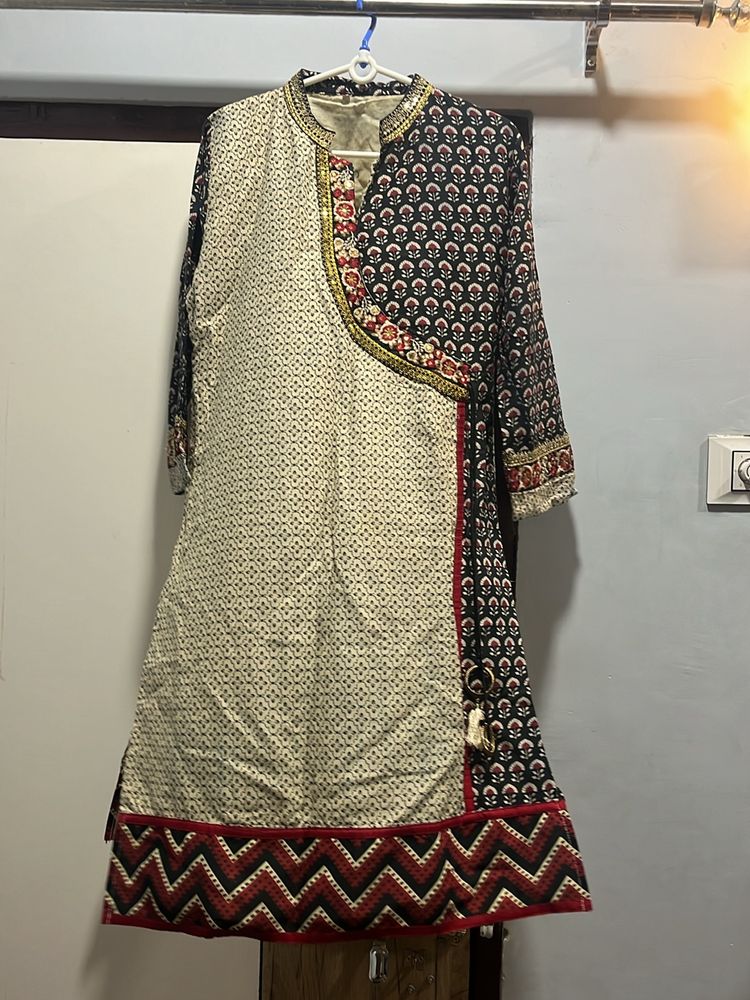 Xl Size Pure Cotton Designer Kurta