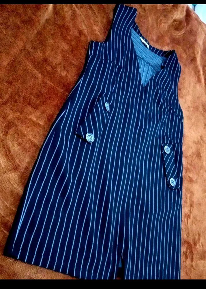 Striped Sleeveless Dress