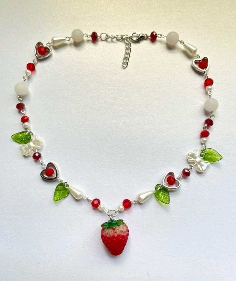 Strawberry Charm Necklace