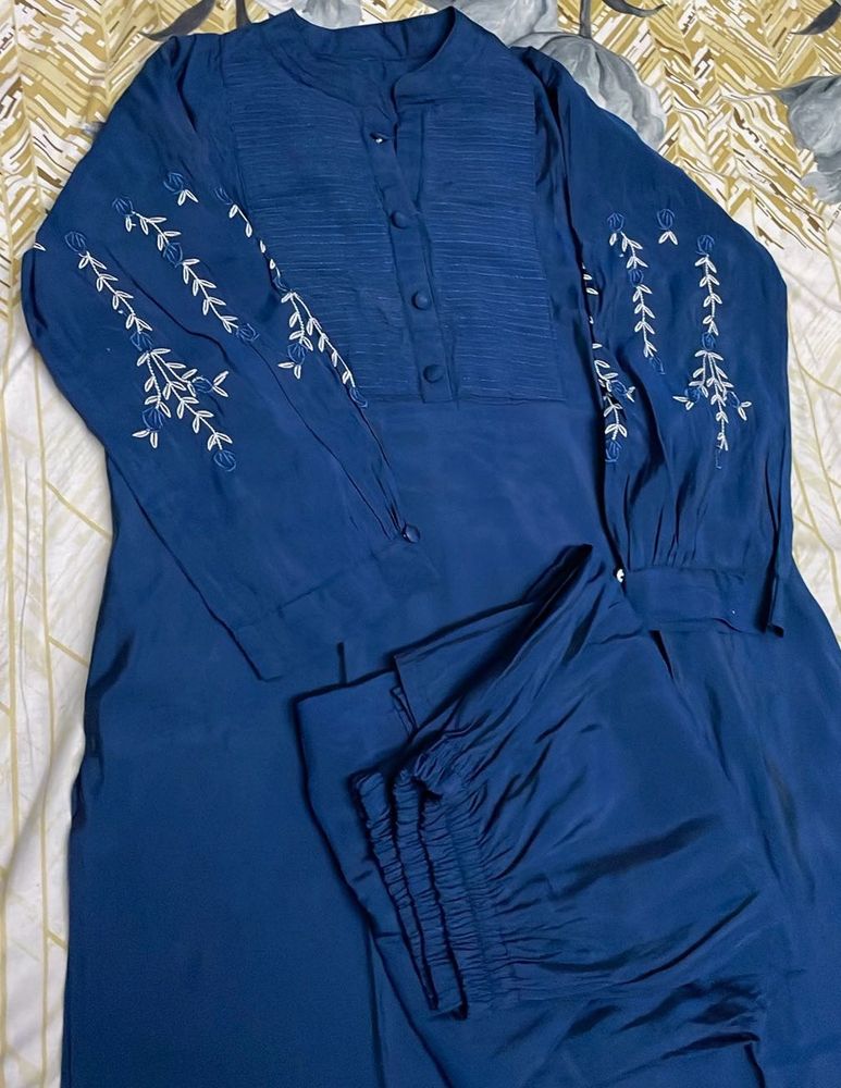 Elegant Blue Kurta Set