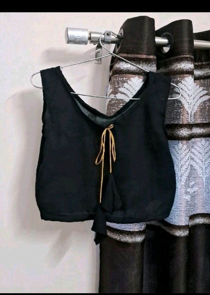 Black Crop Top