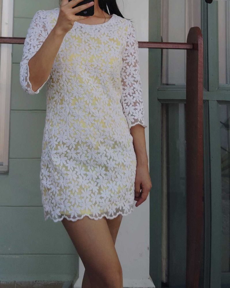 Daisy Embroidered Dress