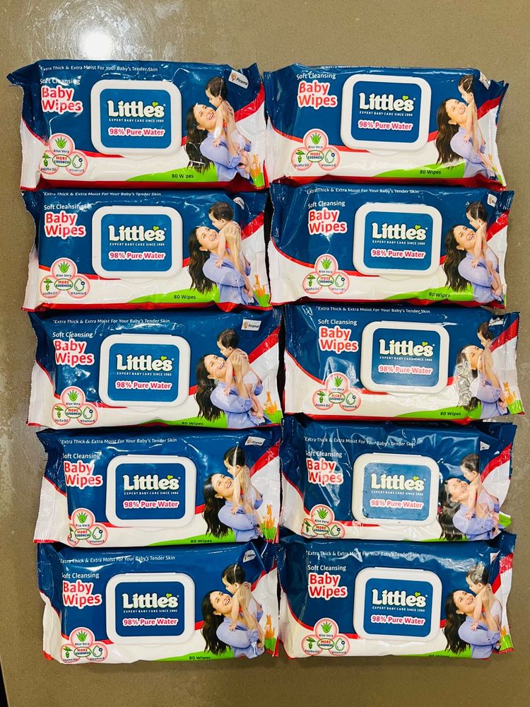 Pack Of 10 Baby Wipes