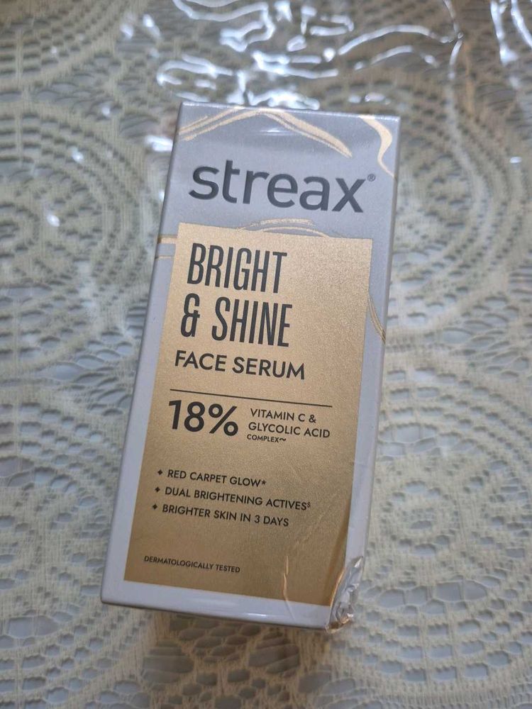 Streax Bright &amp; Shine Face Serum