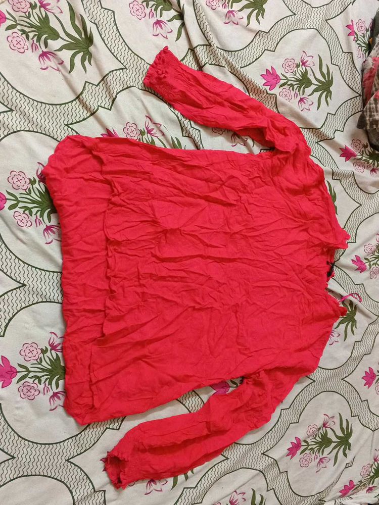 Coral Top - Long Sleeves