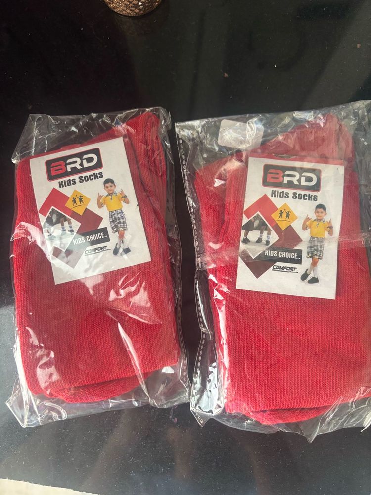 BRD Kids Red Socks