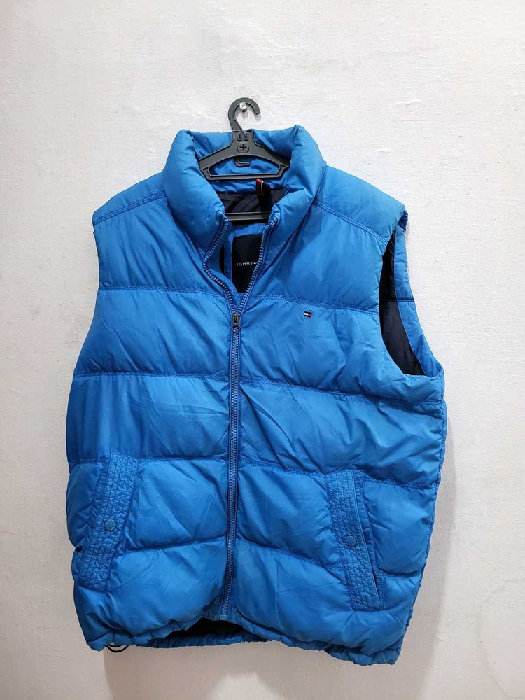 Tommy Hilfiger Blue Puffer Vest