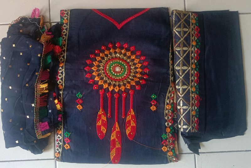 New Poly Cotton Dress Material