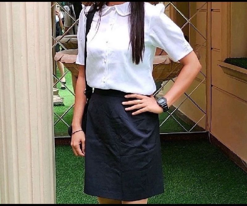 White Shirt Black Skirt