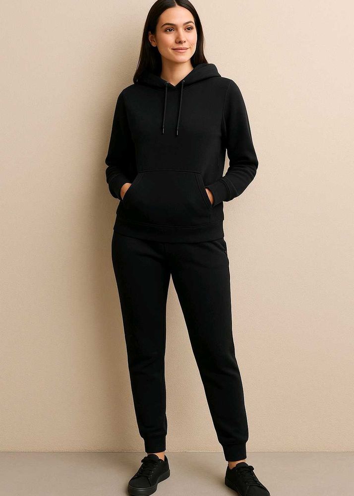 🔥 Cozy Fleece-Lined Black Joggers 🔥