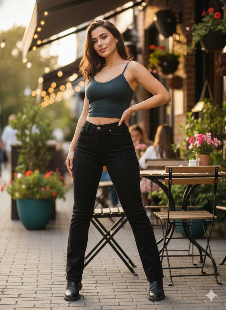 M@01 Size-36 Stylish Black Jeans