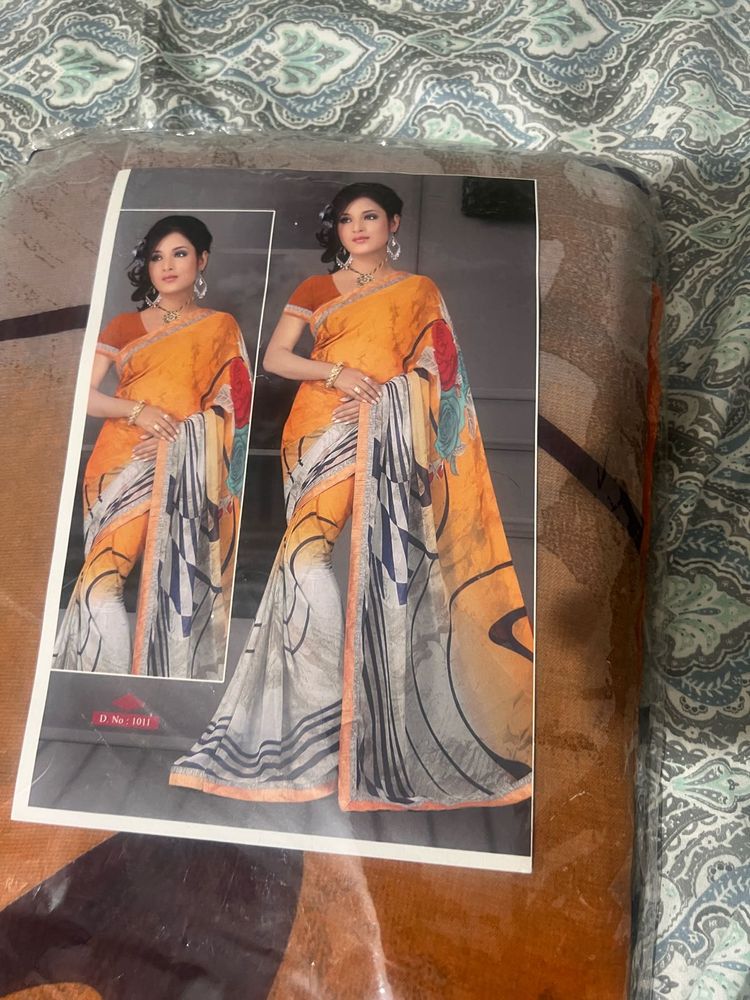 Women Chiffon Saree