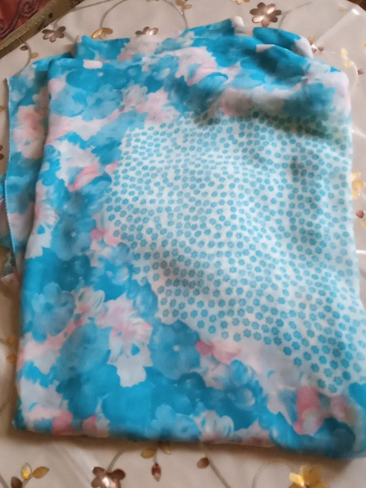 One Time  Used Saree  Soft Colth