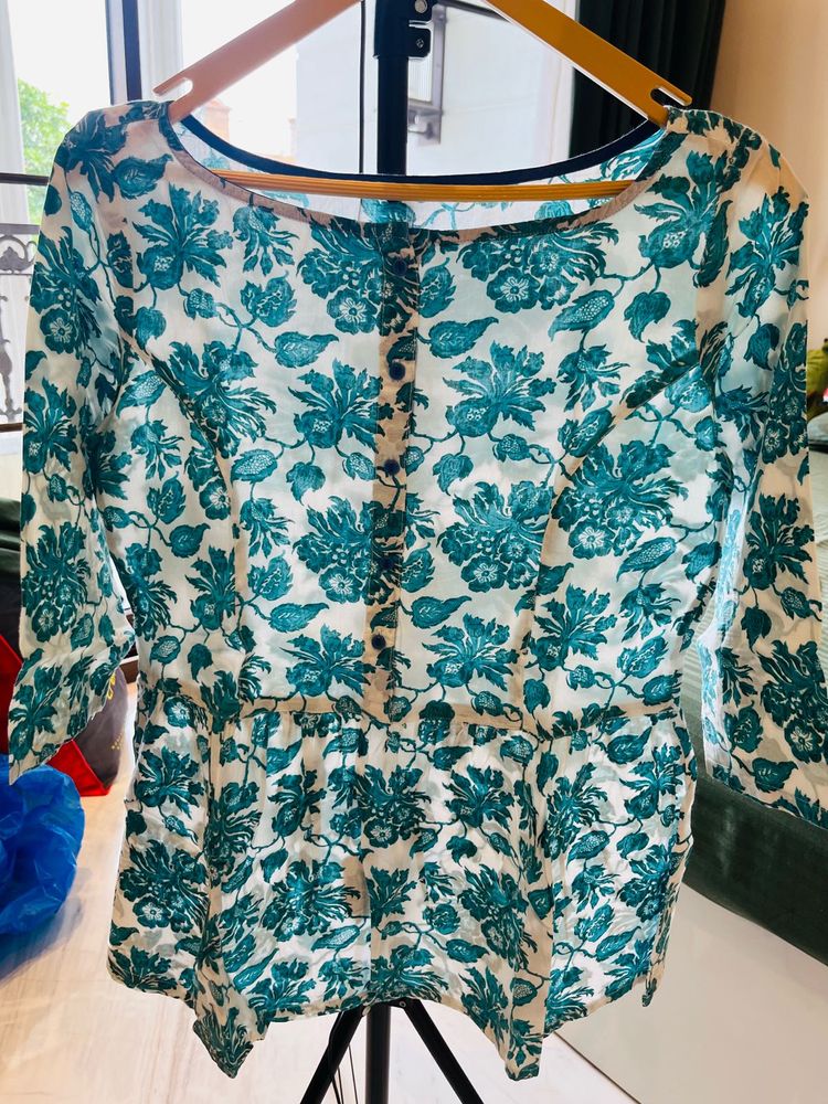 Floral Peplum Top