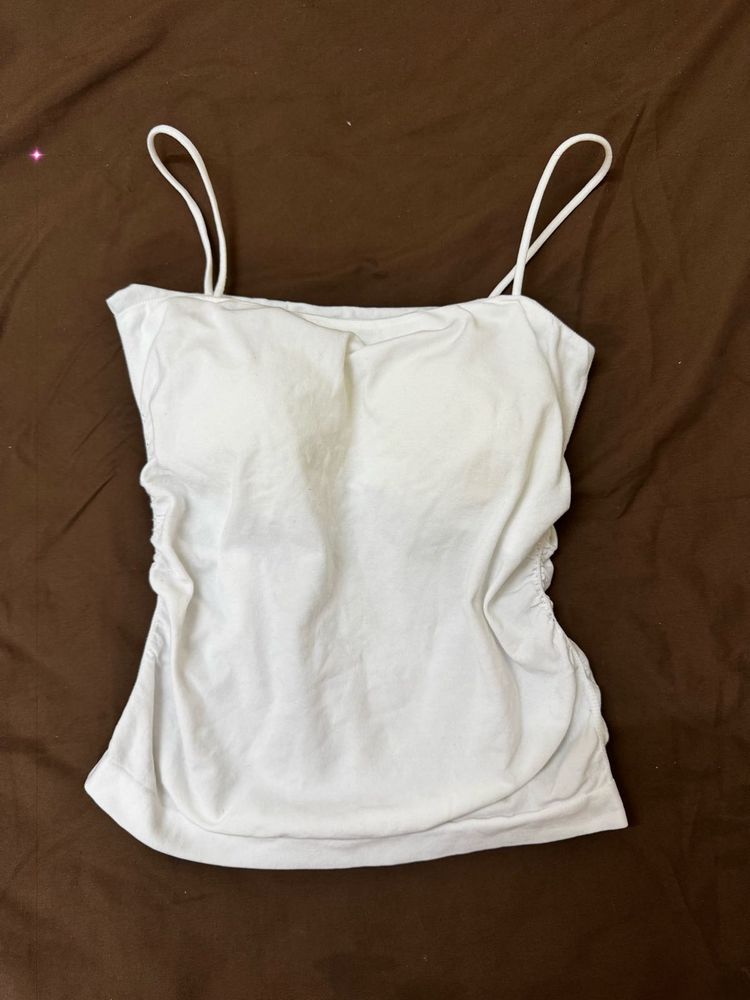 White Tank Top Cute and Fitting