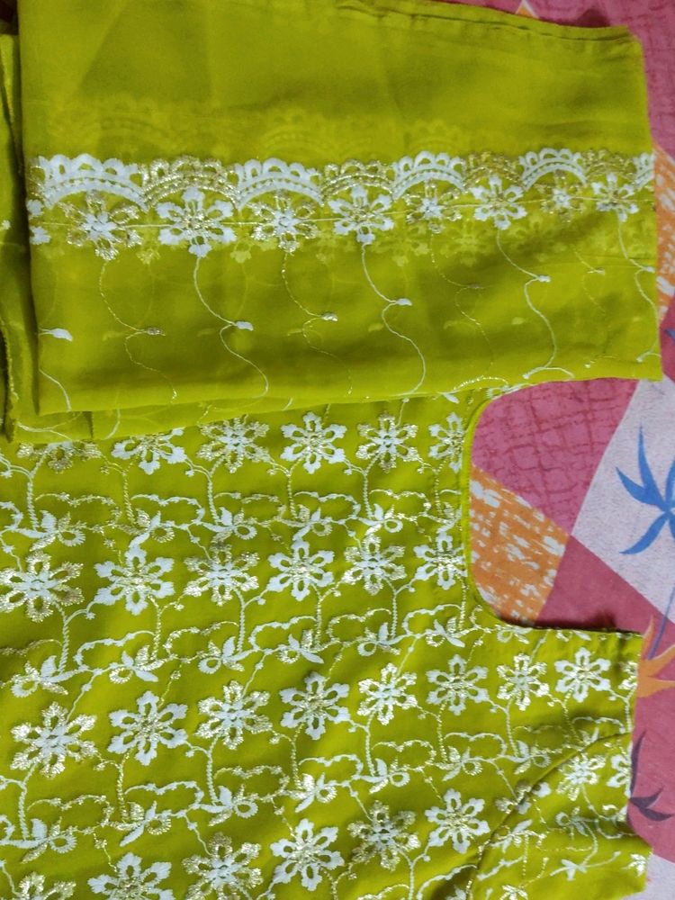 Salwar Suit With Dupatta And Pant