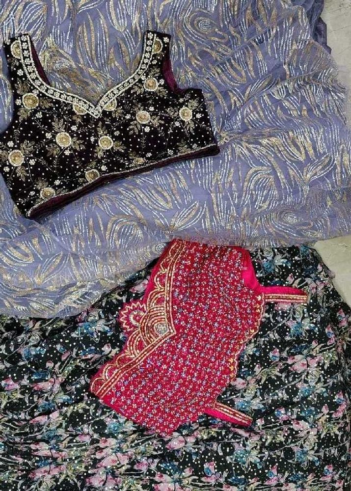 🔥Only pink lehenga left 💓🖤