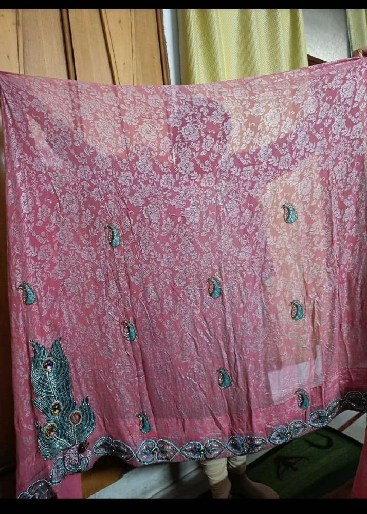 Women Heavy Stone Work Saree