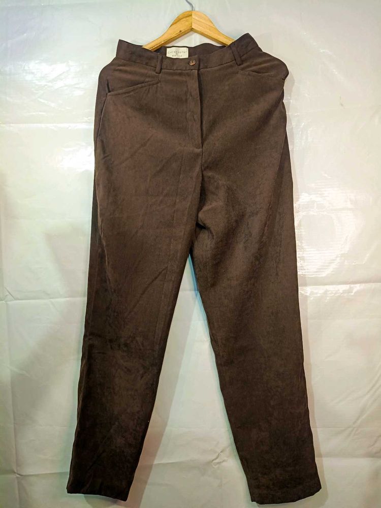 Brown Nylon Pants