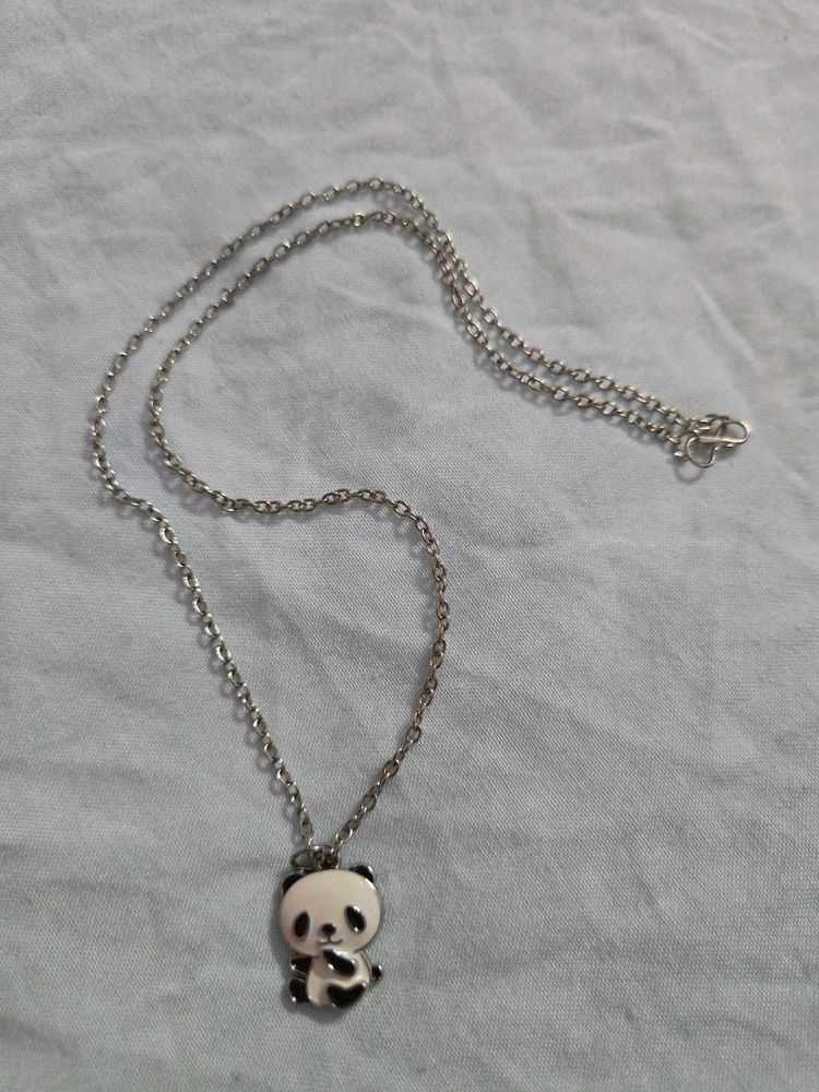 Panda Rustless silver chain