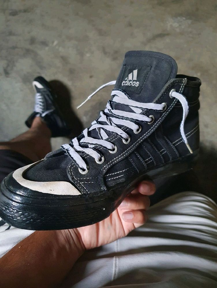 Adidas originals. Canvas Mid Top Canvas Shoes