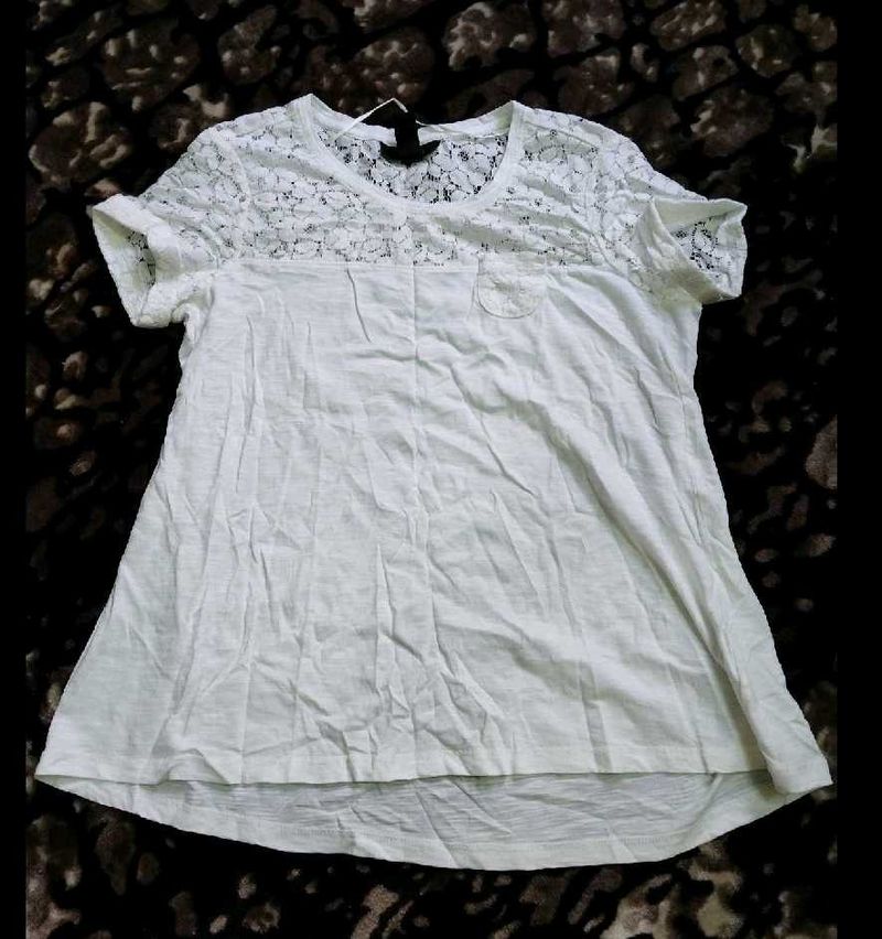 White Net Top