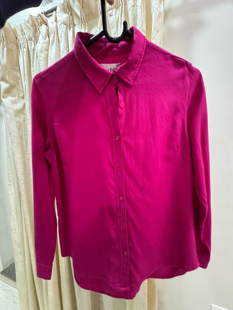 Pink Button-Down Shirt