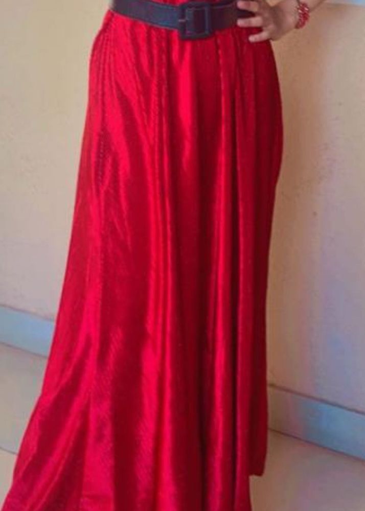 Red Maxi Long DRESS