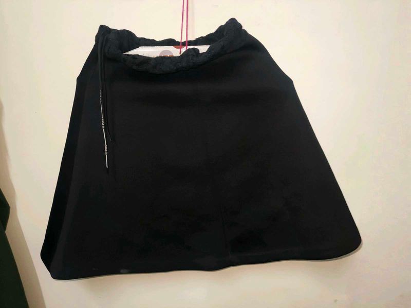 Black Mini Skirt (thick nylon cloth)