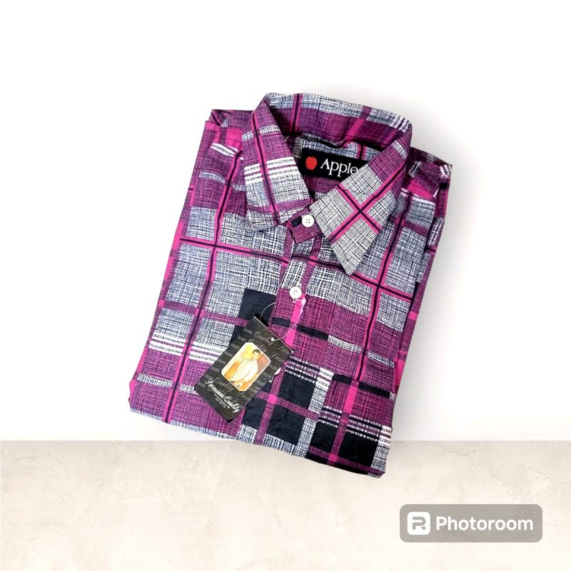 Cotton Checks Shirt For Men