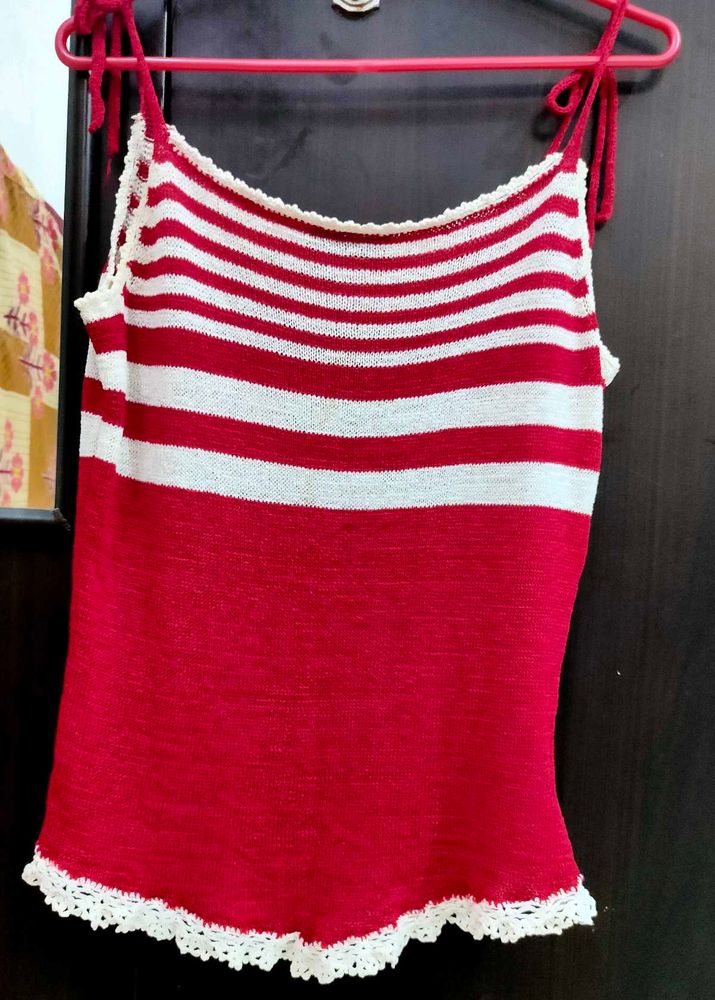 Crochet Knitted Tank Top