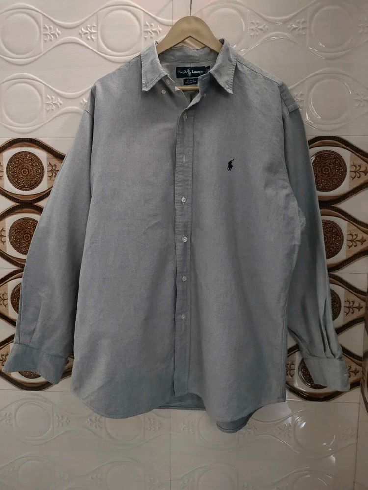 Grey Ralph Lauren Full Sleeve Shirt