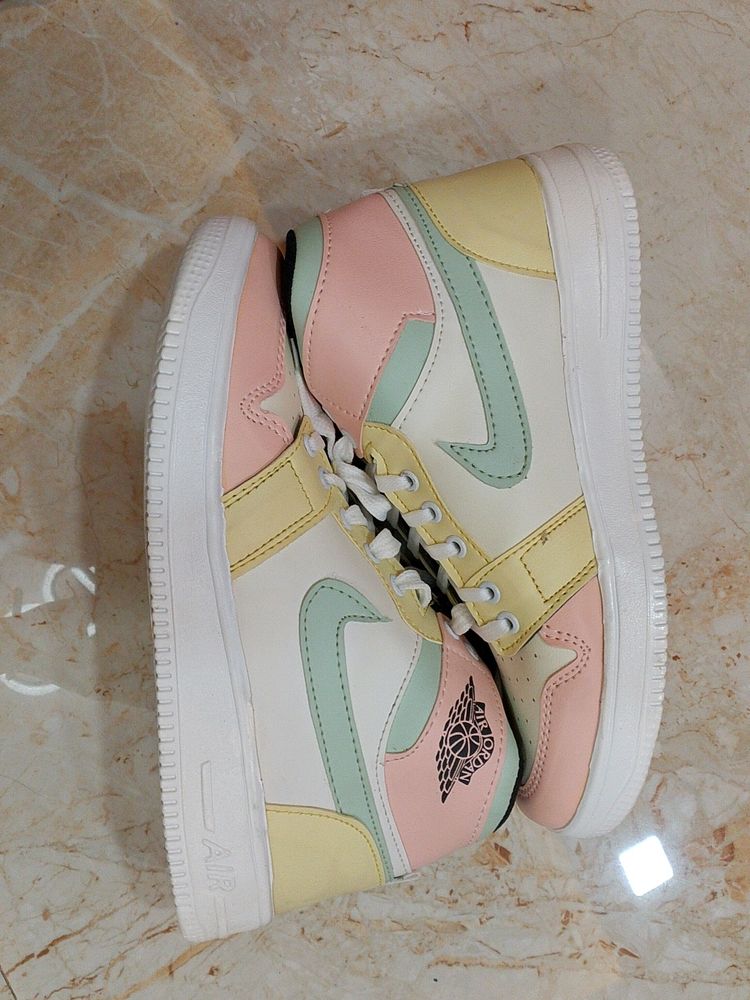 Nike Pink Air Jordan Sneakers(fully New)