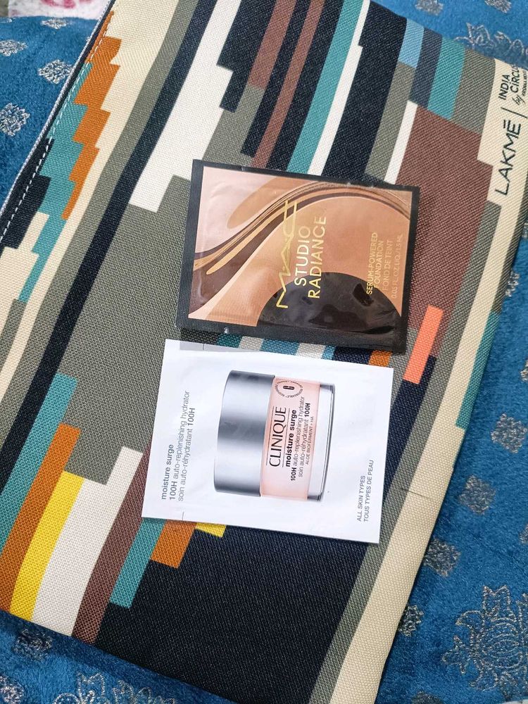 Skincare Samples &amp; Pouch