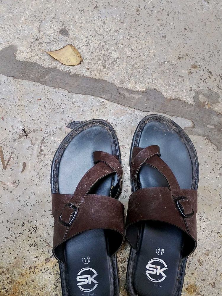 Brown  and black Sandals