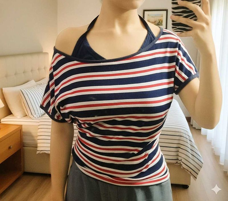 Striped Halter Top 🇦🇺