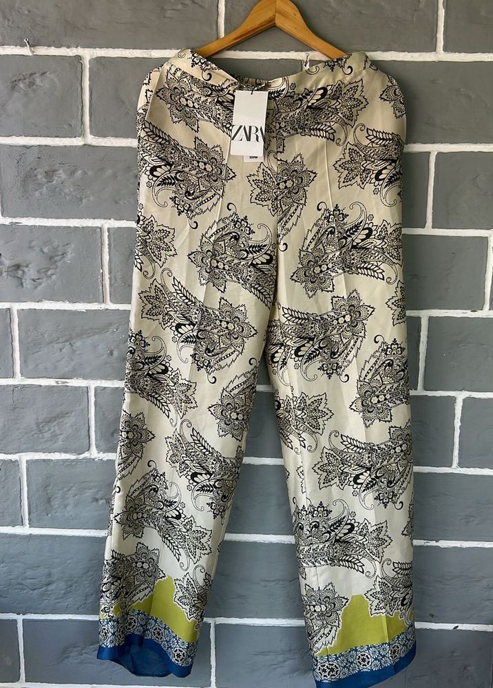 Zara Printed Casual Pants