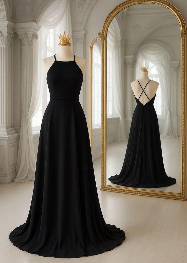 Elegant Black Maxi Dress