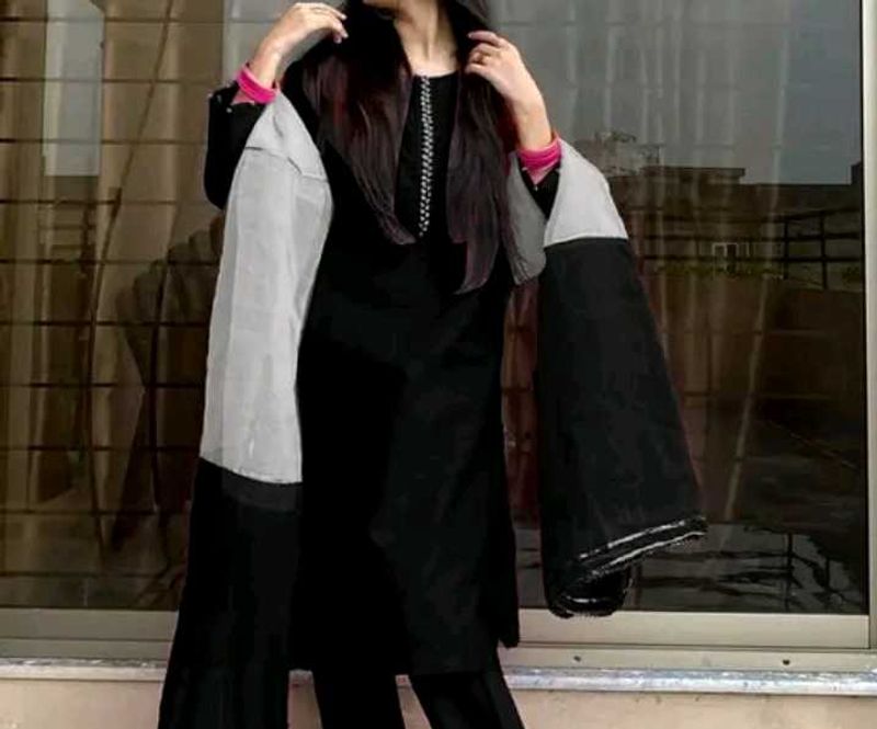 Black Kurta Set