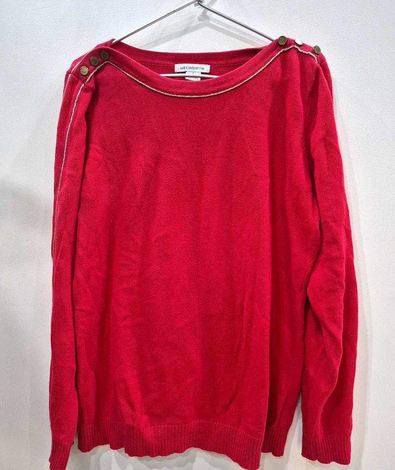 Liz Claiborne Red Sweater
