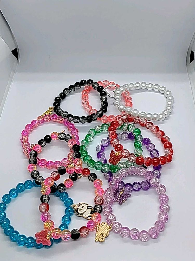 Beaded Charm Bracelet Bundle