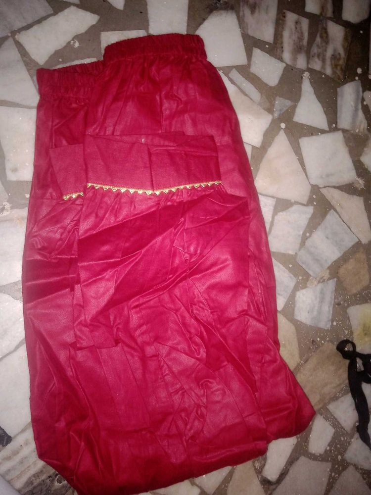 Dark Red Afghani Salwar