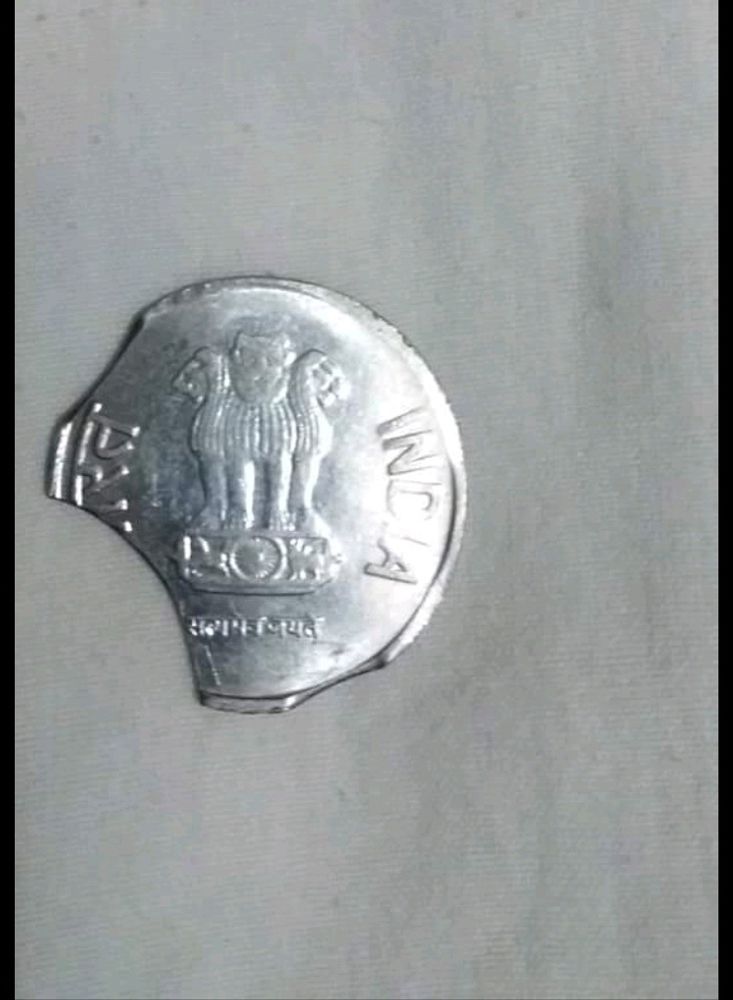 Collectible ₹2 &amp; ₹5 Clip Error Coins.