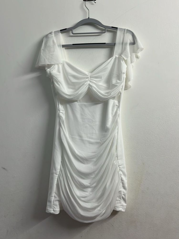 White Mini Bodycon Dress