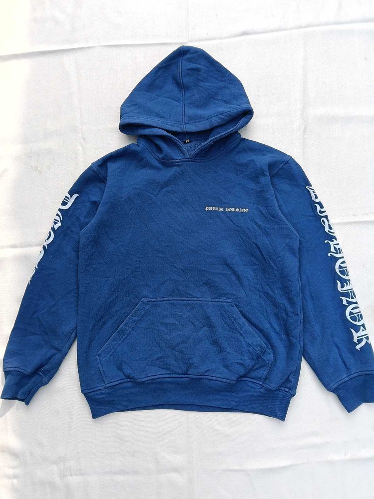 Blue Graphic Hoodie