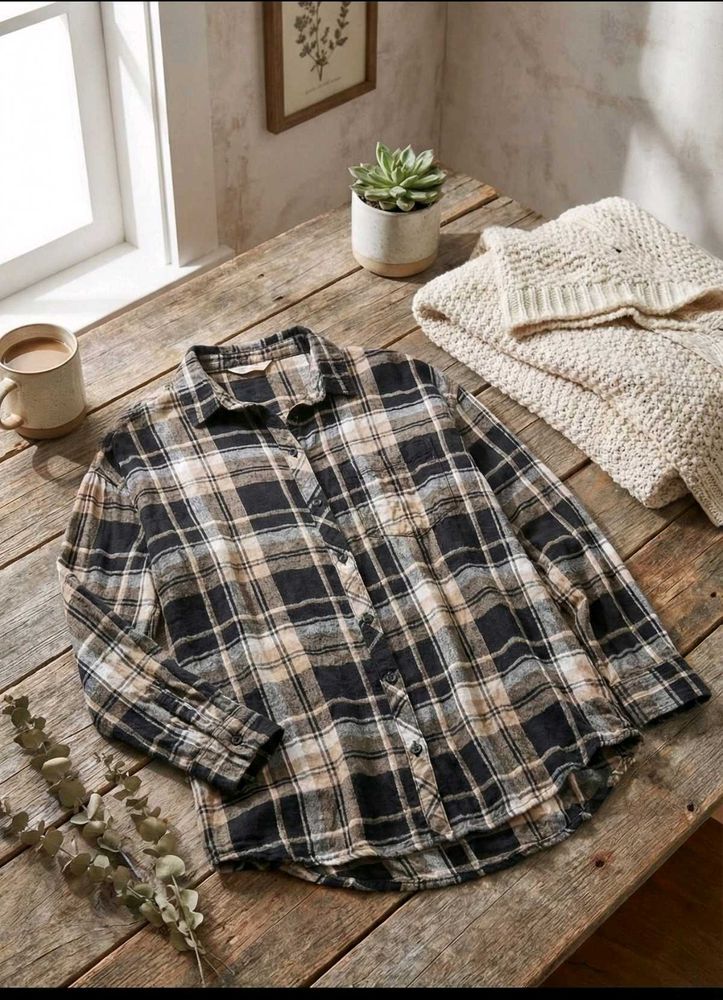 Plaid Flannel Shirt