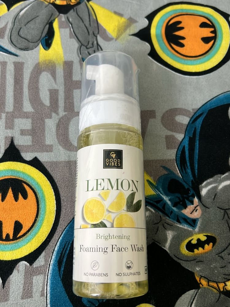 Good Vibes Lemon Brightening Foaming Face Wash